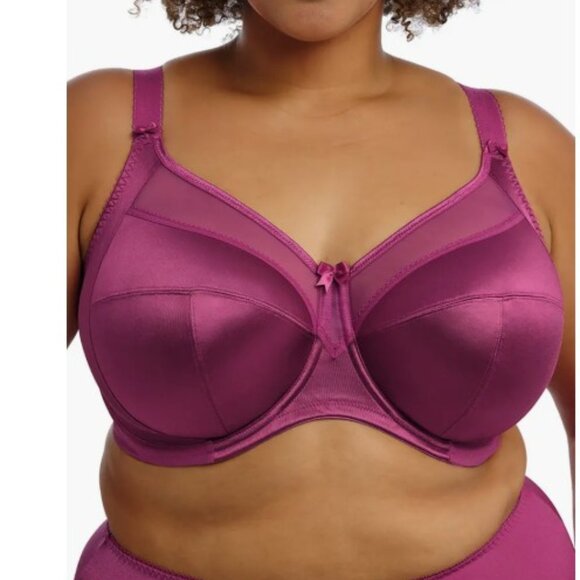 Goddess Brand Sz 36N Keira Full Figure Underwire Bra Taupe Leopard Print - Picture 1 of 8